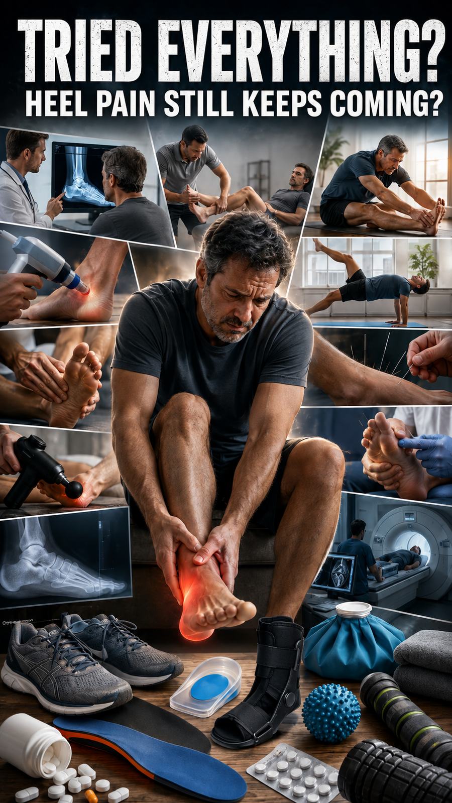 HeelNext — practical help for plantar heel pain, by Siva Prasad.